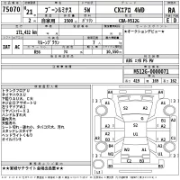 Daihatsu Boon лот № 75070 оценка RA  с аукциона в Японии 2