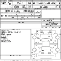 Daihatsu MIRA E S лот № 3009 оценка 3.5  с аукциона в Японии 2