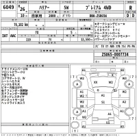 Toyota HARRIER лот № 6049 оценка R  с аукциона в Японии 2