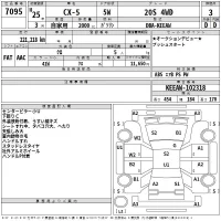 Mazda CX-5 лот № 7095 оценка 3  с аукциона в Японии 2