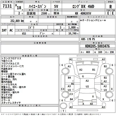 Toyota HIACE VAN  с аукциона в Японии