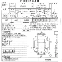 Mitsubishi DELICA D2 лот № 30111 оценка R  с аукциона в Японии 10