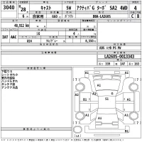 Daihatsu Cast лот № 3040 оценка 4  с аукциона в Японии 2