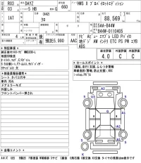 Nissan DAYZ лот № 3021 оценка 4  с аукциона в Японии 5