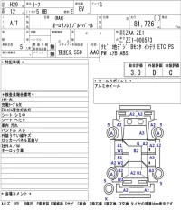 Nissan LEAF лот № 4064 оценка 3  с аукциона в Японии 5