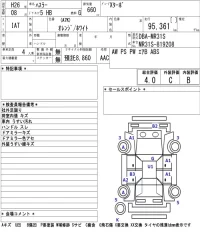 Suzuki HUSTLER лот № 3007 оценка 4  с аукциона в Японии 5