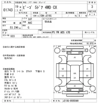 Daihatsu Be-Go лот № 1743 оценка 3  с аукциона в Японии 8