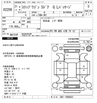 Honda STEP WAGON лот № 2206 оценка 0  с аукциона в Японии 3