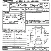 Daihatsu MIRA лот № 5537 оценка 3.5  с аукциона в Японии 10