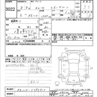 Toyota COROLLA лот № 3022 оценка 3.5  с аукциона в Японии 6