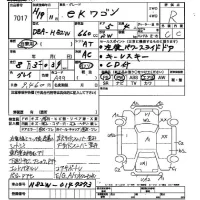 Mitsubishi EK WAGON лот № 7017 оценка R  с аукциона в Японии 2