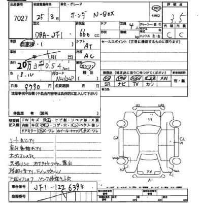 Honda N BOX  с аукциона в Японии