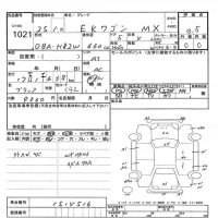 Mitsubishi EK WAGON лот № 1021 оценка 3.5  с аукциона в Японии 7