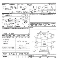 Daihatsu MAX лот № 1009 оценка 3  с аукциона в Японии 7