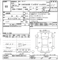 Mercedes-Benz A CLASS лот № 93 оценка 3.5  с аукциона в Японии 5