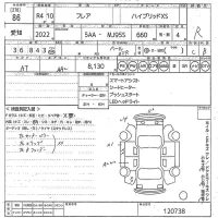 Mazda FLAIR лот № 86 оценка R  с аукциона в Японии 10