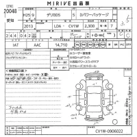 Mitsubishi DELICA D5 лот № 20048 оценка 3.5  с аукциона в Японии 11