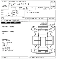 Honda ODYSSEY лот № 2152 оценка 4  с аукциона в Японии 6