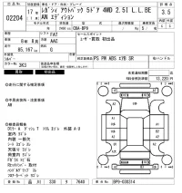 Subaru LEGACY OUTBACK лот № 2204 оценка 3.5  с аукциона в Японии 6