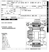 Mercedes-Benz C CLASS лот № 95025 оценка 0  с аукциона в Японии 9