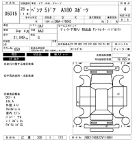 Mercedes-Benz A CLASS лот № 5015 оценка 4  с аукциона в Японии 6