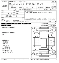 Mercedes-Benz E CLASS лот № 5056 оценка 3.5  с аукциона в Японии 6