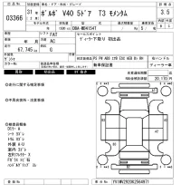 Volvo V40 лот № 3366 оценка 3.5  с аукциона в Японии 6