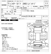 Toyota HARRIER лот № 2444 оценка 3.5  с аукциона в Японии 6