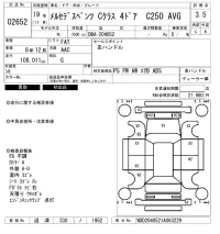 Mercedes-Benz C CLASS лот № 2652 оценка 3.5  с аукциона в Японии 6