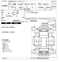 Volkswagen GOLF VARIANT лот № 3494 оценка 3.5  с аукциона в Японии 6