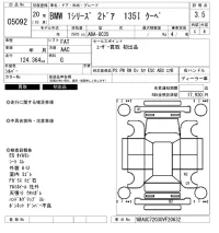 BMW 1-Series лот № 5092 оценка 3.5  с аукциона в Японии 6