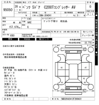 Mercedes-Benz C CLASS WAGON лот № 95050 оценка 0  с аукциона в Японии 7