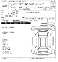 Toyota HARRIER лот № 2906 оценка 3.5  с аукциона в Японии 6