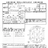 Toyota RAV4 лот № 4017 оценка 3  с аукциона в Японии 10