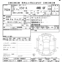 Daihatsu MIRA E S лот № 7024 оценка 3.5  с аукциона в Японии 9