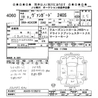 Toyota VANGUARD лот № 4060 оценка 3.5  с аукциона в Японии 11