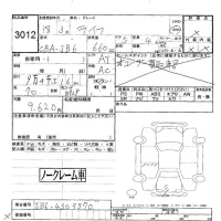 Honda LIFE лот № 3012 оценка -  с аукциона в Японии 5