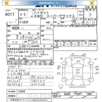 Daihatsu HIJET TRUCK лот № 4017 оценка 3  с аукциона в Японии 5