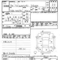 Volkswagen TIGUAN лот № 3088 оценка 3.5  с аукциона в Японии 9