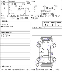 Nissan DAYZ лот № 3001 оценка 4.5  с аукциона в Японии 5