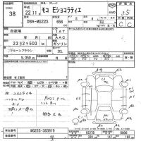 Nissan MOCO лот № 38 оценка 3.5  с аукциона в Японии 7