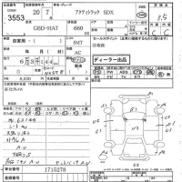 Honda ACTY TRUCK лот № 3553 оценка 3.5  с аукциона в Японии 7