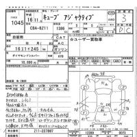 Nissan CUBE лот № 1045 оценка 3  с аукциона в Японии 7
