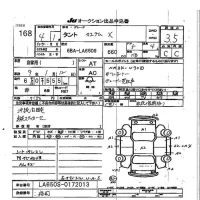 Daihatsu TANTO лот № 168 оценка 3.5  с аукциона в Японии 7