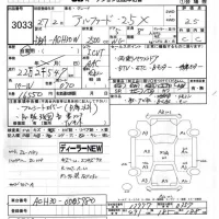 Toyota ALPHARD лот № 3033 оценка 3.5  с аукциона в Японии 8