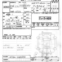 Nissan X-TRAIL лот № 3093 оценка 3.5  с аукциона в Японии 7