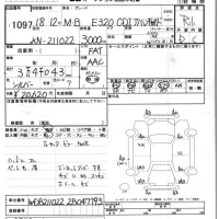 Mercedes-Benz E CLASS лот № 1097 оценка R  с аукциона в Японии 5