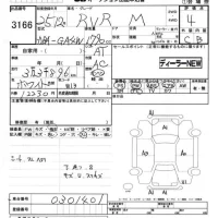 Mitsubishi RVR лот № 3166 оценка 4  с аукциона в Японии 5