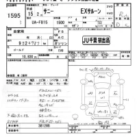 Nissan SUNNY лот № 1595 оценка R  с аукциона в Японии 3