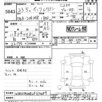Mercedes-Benz C CLASS WAGON лот № 5843 оценка 4  с аукциона в Японии 3